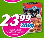Rajah Curry Powder Assorted-200g