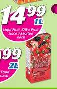 Liqui Fruit 100% Fruit Juice Assorted-1Ltr Each