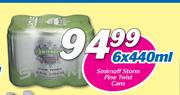 Smirnoff Storm Pine Twist Cans-6 x 440ml
