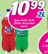 Spar Letta Soft Drink Assorted-2Ltr Each