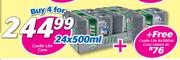 Castle Lite Cans-4 x 24 x 500ml With Free Castle Lite Cans-6 x 500ml