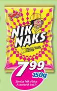 Simba Nik Naks Assorted-150g Each