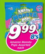 Amazon Monsta Pops Assorted-8's Each