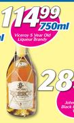 Viceroy 5 Year Old Liqueur Brandy-750ml