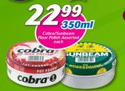 Cobra/Sunbeam Floor Polish Assorted-350ml Each