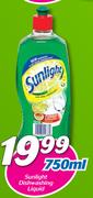 Sunlight Dishwashing Liquid-750ml