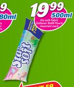 Sta Soft Fabric Softener Refill Pouch Assorted-500ml Each
