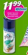 Glade Secrets Air Freshener Assorted-180ml Each