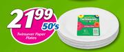 Twinsaver Paper Plates-50's