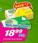 Dettol Bath Soap Assorted-2 x 175g