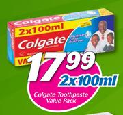 Colgate Toothpaste Value Pack-2 x 100ml