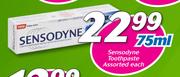 Sensodyne Toothpaste Assorted-75ml