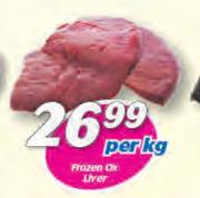 Frozen Ox Liver-Per Kg