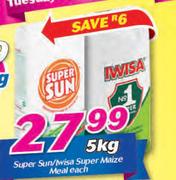 Super Sun/Iwisa Super Maize Meal-5Kg Each