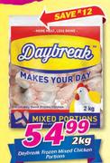 Daybreak Frozen Mixed Chicken Portions-2Kg