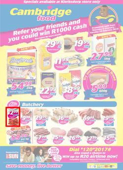 Cambridge Food Klerksdorp : February Mid-Month (8 Feb - 20 Feb 2018), page 1