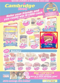 Cambridge Food Klerksdorp : February Mid-Month (8 Feb - 20 Feb 2018), page 1