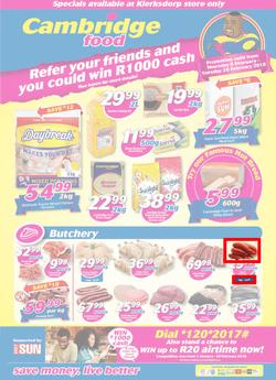 Cambridge Food Klerksdorp : February Mid-Month (8 Feb - 20 Feb 2018), page 1