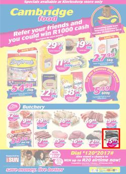 Cambridge Food Klerksdorp : February Mid-Month (8 Feb - 20 Feb 2018), page 1