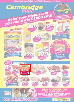 Cambridge Food Klerksdorp : February Mid-Month (8 Feb - 20 Feb 2018), page 1