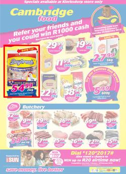 Cambridge Food Klerksdorp : February Mid-Month (8 Feb - 20 Feb 2018), page 1