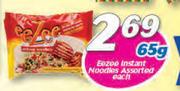 Eezee Instant Noodles Assorted-65g Each