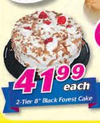 2 Tier 8" Black Forest Cake-Each