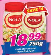 Nola Mayonnaise Assorted-750g Each
