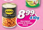 Koo Baked Beans In Tomato Sauce-410g