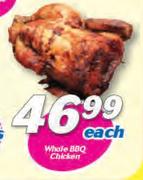 Whole BBQ Chicken-Each