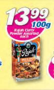 Rajah Curry Powder Assorted-100g Each