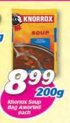 Knorrox Soup Bag Assorted-200g Each