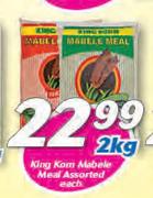 King Korn Mabele Meal Assorted-2Kg Each