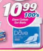 Dove Cotton Ear Buds-100's