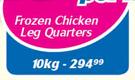 Frozen Chicken Leg Quarters-10 kg