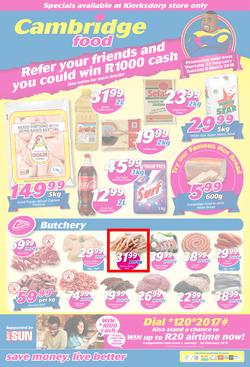 Cambridge Food Klerksdorp : February Month End (22 Feb - 6 March 2018), page 1