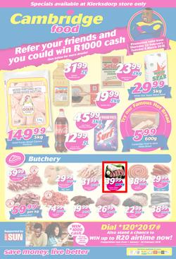 Cambridge Food Klerksdorp : February Month End (22 Feb - 6 March 2018), page 1