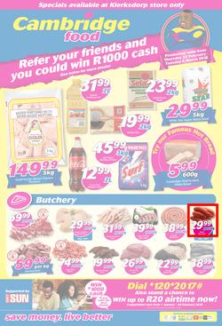 Cambridge Food Klerksdorp : February Month End (22 Feb - 6 March 2018), page 1