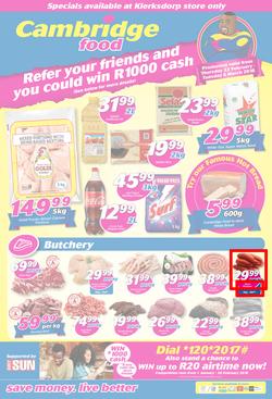 Cambridge Food Klerksdorp : February Month End (22 Feb - 6 March 2018), page 1