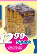 Eezee Noodles Assorted-5 Pack Each