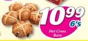 Hot Cross Buns-6's Pack
