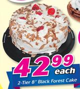 2 Tier 8" Black Forest Cake-Each