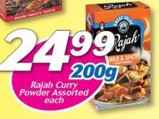 Rajah Curry Powder Assorted-200g