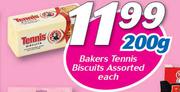 Bakers Tennis Biscuits Assorted-200g Each