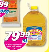 Cambridge Food Pure Sunflower Oil-5Ltr