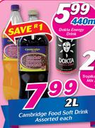 Cambridge Food Soft Drink Assorted-2Ltr Each