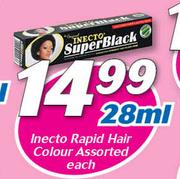 Inecto Rapid Hair Colour Assorted-28ml Each