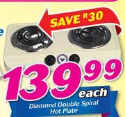 Diamond Double Spiral Hot Plate