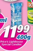 Price Lighthouse Special Candles-400g
