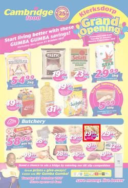 Cambridge Food : Klerksdorp Grand Opening(31 Oct - 6 Nov 2017), page 1